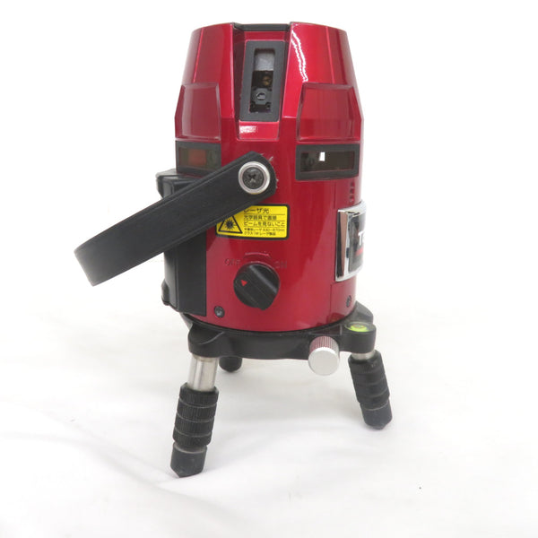 TAJIMA タジマ TJMデザイン レーザー墨出器 ゼロKJC 赤色レーザー 矩十字・横全周 ケース・受光器付 ZERO-KJC 中古