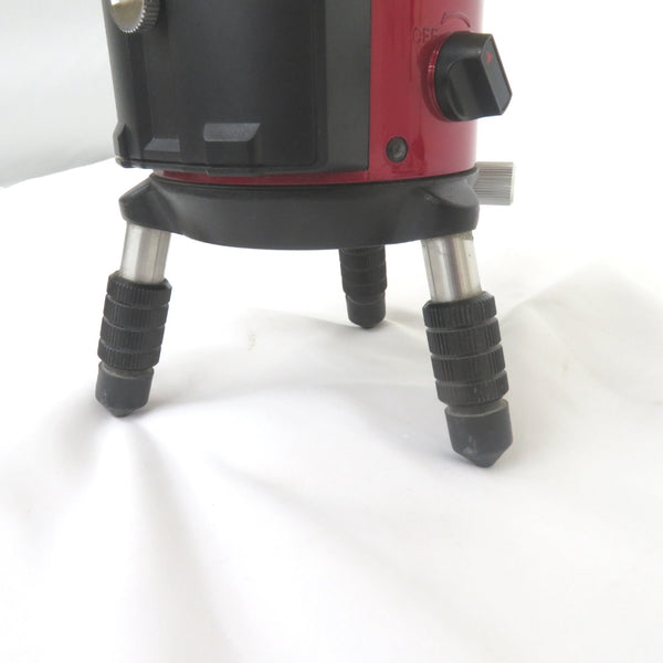 TAJIMA タジマ TJMデザイン レーザー墨出器 ゼロKJC 赤色レーザー 矩十字・横全周 ケース・受光器付 ZERO-KJC 中古