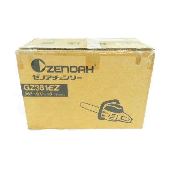 ZENOAH ゼノア 40.9cm3 40cm エンジンチェーンソー GZ381EZ 中古
