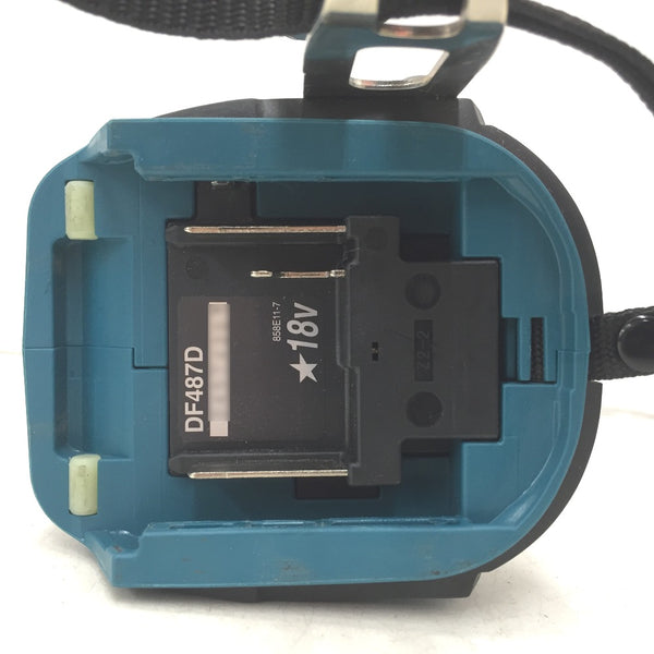 makita マキタ 18V 6.0Ah 充電式ドライバドリル ケース・充電器・バッテリ2個セット DF487DRGX 中古美品