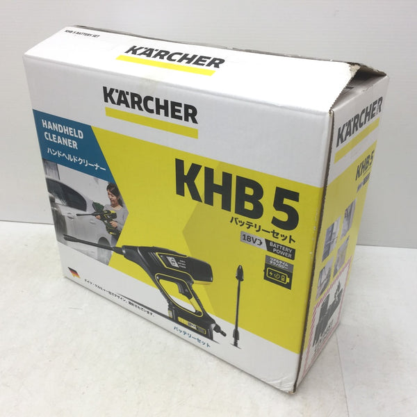 KARCHER ケルヒャー 18V 2.5Ah モバイル高圧洗浄機 ハンドヘルドクリーナー KHB5 バッテリーセット 1.328-104.0 中古