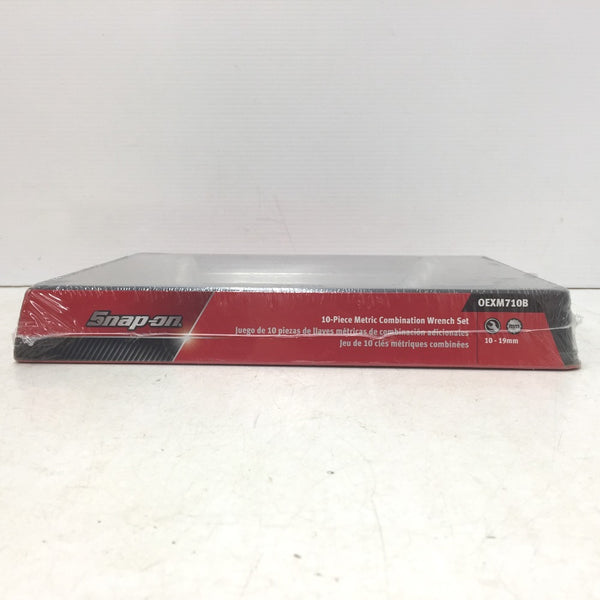 SnapOn スナップオン スタンダードコンビネーションレンチ 12角 ミリサイズ 10～19ｍｍ 10本セット OEXM710B 未開封品