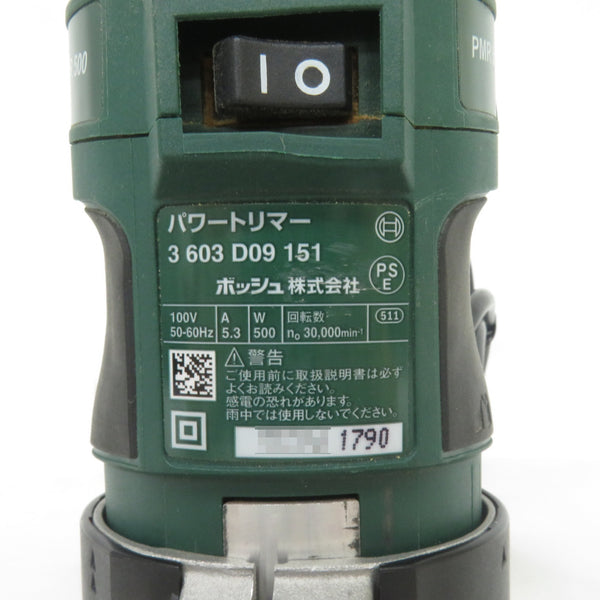 BOSCH ボッシュ 100V パワートリマー コレット径6mm PMR500 中古