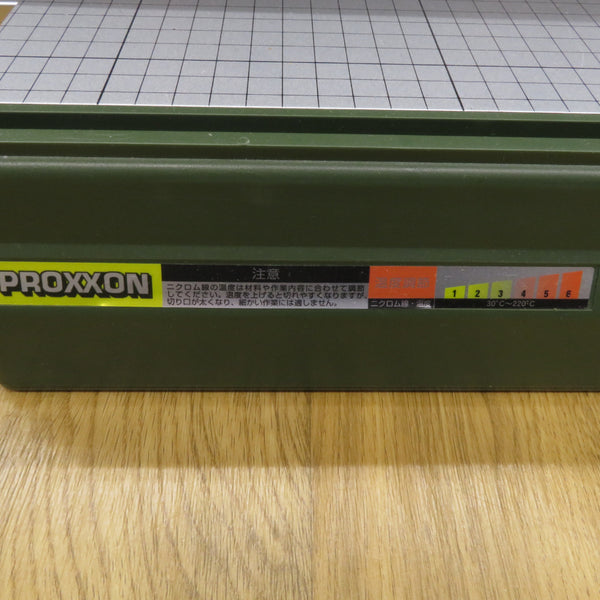 キソパワーツール PROXXON プロクソン 100V 卓上スチロールカッター 約100～200℃ 温度調節機能付き No.27180 中古美品