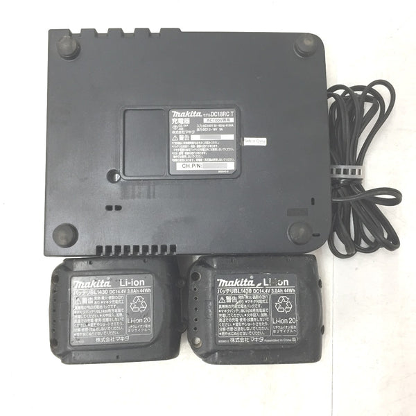 makita マキタ 14.4V 3.0Ah 充電式インパクトドライバ 赤 ケース・充電器・バッテリ2個セット TD131DRFXR 中古