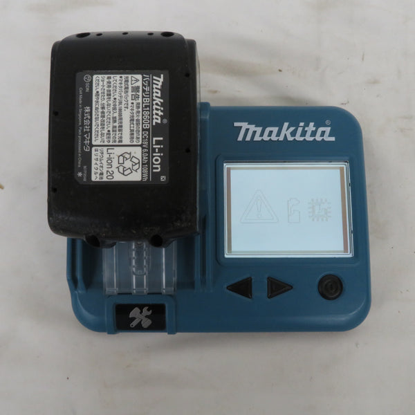 makita マキタ 18V 6.0Ah リチウムイオンバッテリ 残量表示付 雪マーク付 充電回数120回 BL1860B A-60464 中古