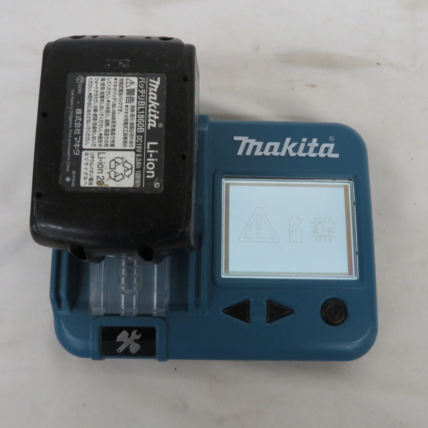 makita マキタ 18V 6.0Ah リチウムイオンバッテリ 残量表示付 雪マーク付 充電回数28回 BL1860B A-60464 中古