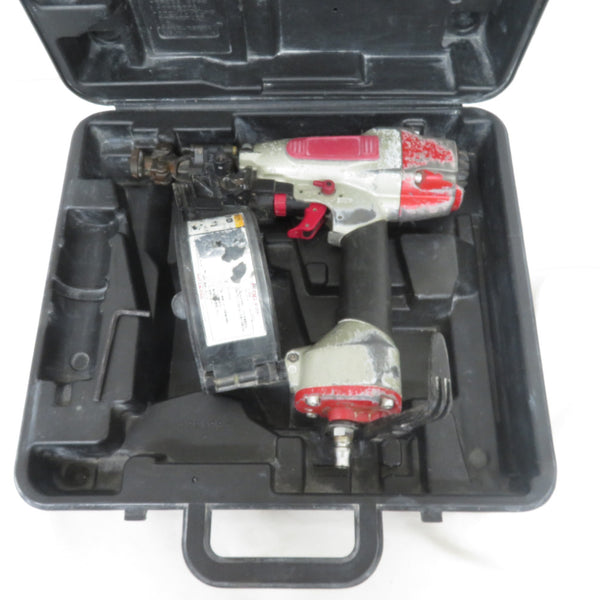MAX マックス 50mm 釘打機 常圧コイルネイラ 石膏ボード用 プラシート連結釘専用 ケース付 CN-450G(FP) 中古