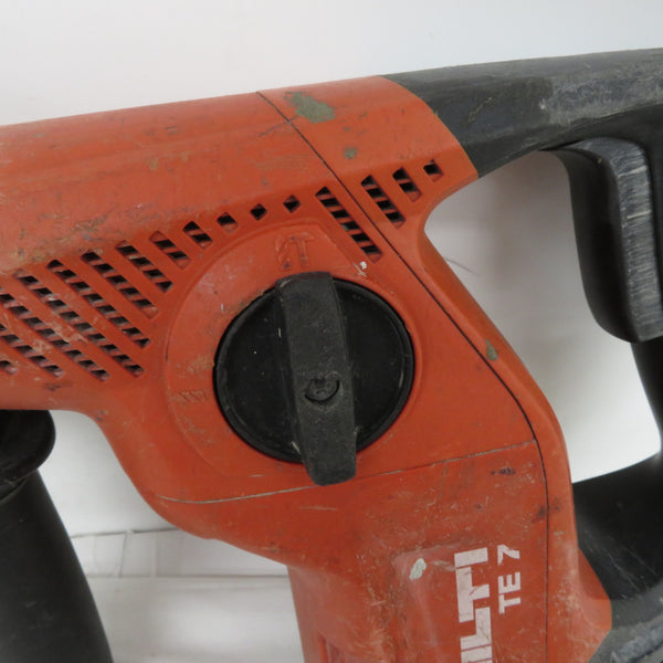 HILTI ヒルティ 100V ロータリハンマドリル SDSプラス ケース・アングルアダプタ付 TE7 中古