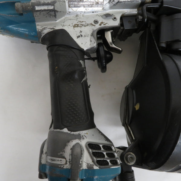 makita マキタ 90mm 高圧エア釘打 ワイヤ90mm シート65mm マガジン割れ・補修あとあり 本体のみ AN910H 中古