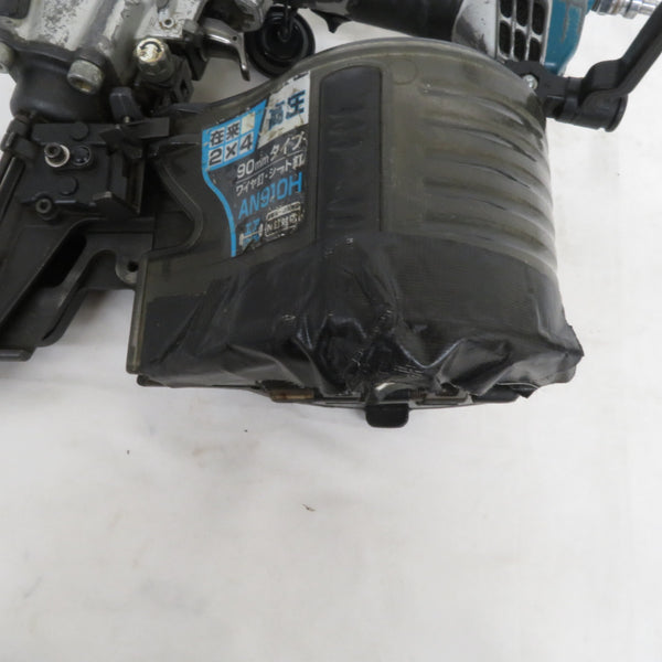 makita マキタ 90mm 高圧エア釘打 ワイヤ90mm シート65mm マガジン割れ・補修あとあり 本体のみ AN910H 中古