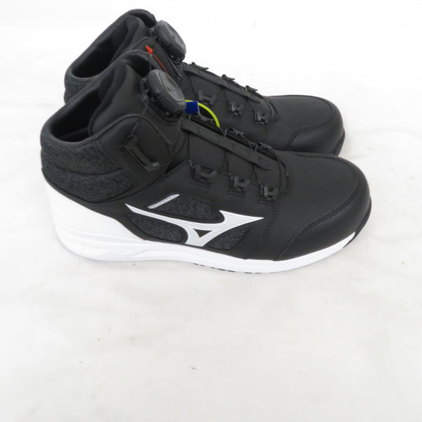 Mizuno ミズノ プロテクティブスニーカー 安全靴 オールマイティ LSII 73M BOA ブラック×ホワイト 28.0cm 3E F1GA220309 未着用品