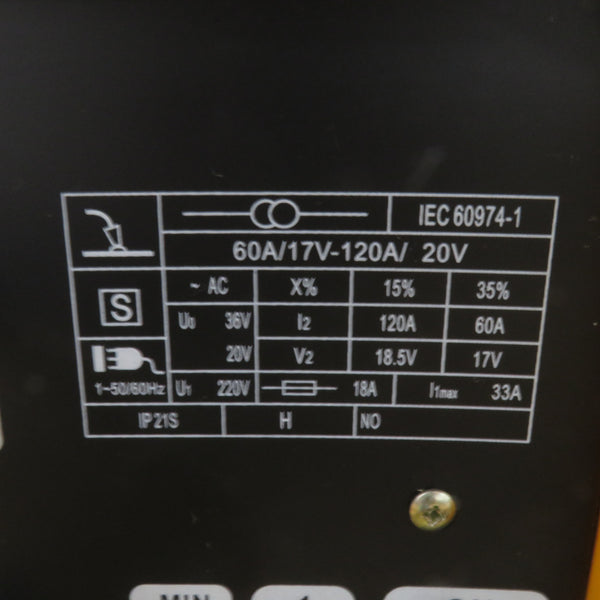 メーカー不明 三相200V 半自動溶接機 IEC60974-1 中古 店頭引き取り限定・石川県野々市市