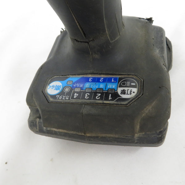 makita マキタ 40Vmax対応 充電式インパクトドライバ 黒 本体のみ 打撃切替ライト1・3不点灯 手元ボタン不良 多少軸ブレあり TD002G 中古