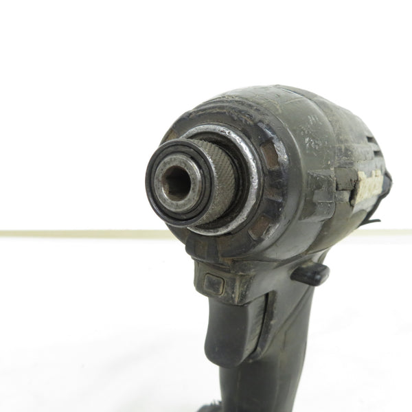 makita マキタ 40Vmax対応 充電式インパクトドライバ 黒 本体のみ 打撃切替ライト1・3不点灯 手元ボタン不良 多少軸ブレあり TD002G 中古