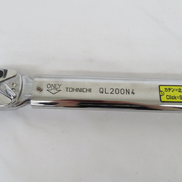 TOHNICHI 東日製作所 トーニチ 12.7mm プレセット形トルクレンチ 40～200N・m 全長489mm QL200N4 中古美品