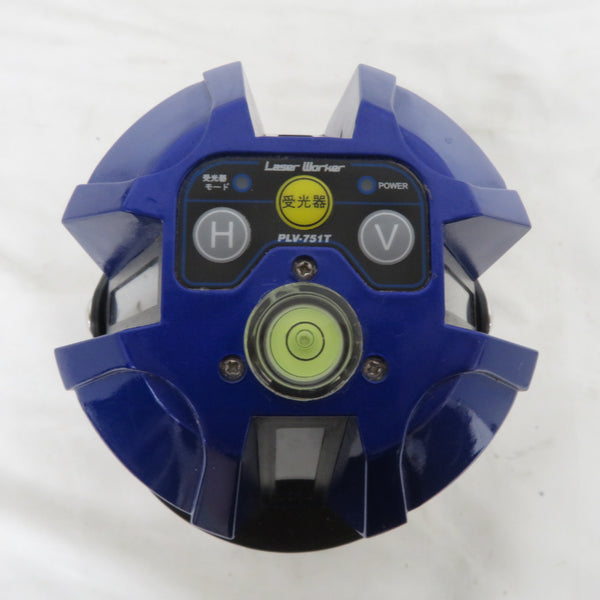 AXBRAIN アックスブレーン 高輝度自動探知レーザー墨出器 屋外・屋内兼用 赤色レーザー フルライン ケース・受光器付 PLV-751T 中古