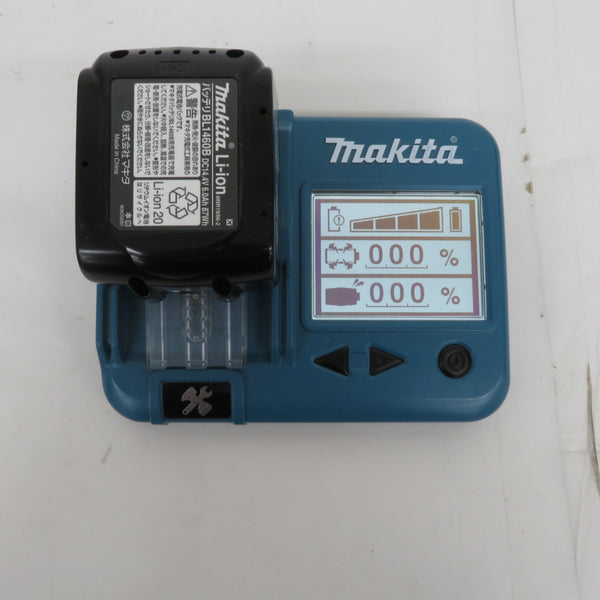 makita マキタ 14.4V 6.0Ah リチウムイオンバッテリ 残量表示付 雪マーク付 充電回数1回 BL1460B A-60660 美品
