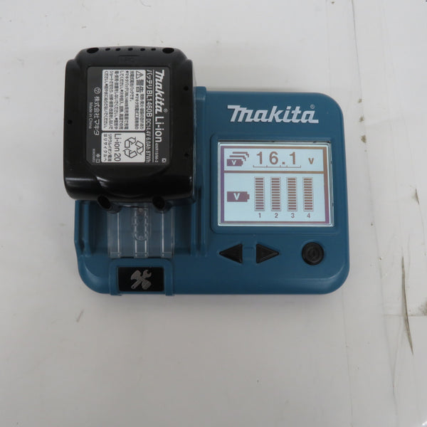 makita マキタ 14.4V 6.0Ah リチウムイオンバッテリ 残量表示付 雪マーク付 充電回数1回 BL1460B A-60660 美品