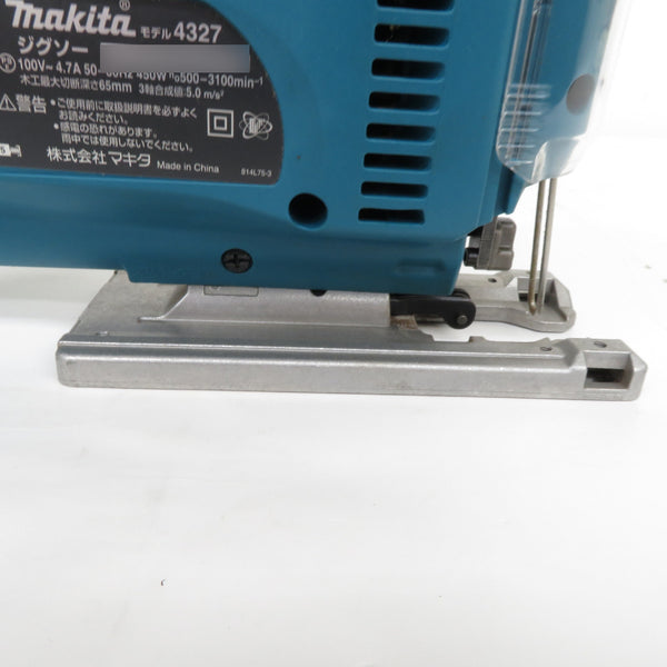 makita マキタ 100V 65mm ジグソー 平行定規・ブレード付 4327 中古