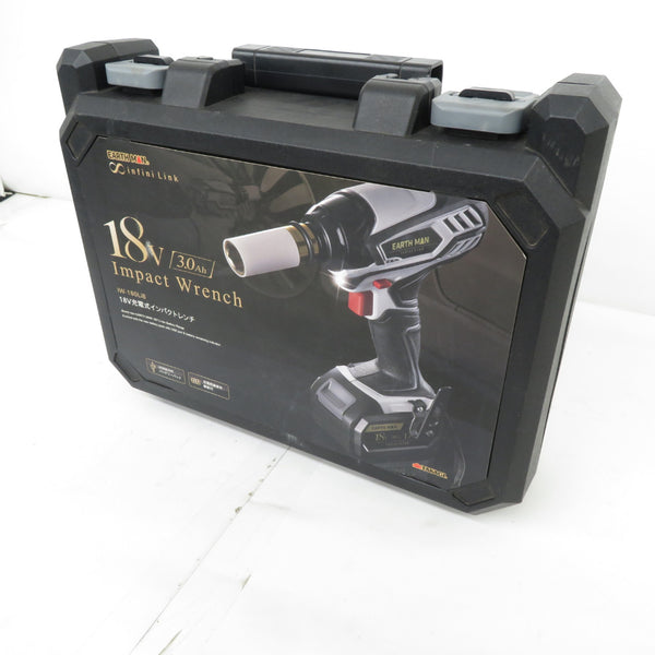 高儀 EARTHMAN infini-Link 18V対応 充電式インパクトレンチ 最大トルク200N・m ケース・充電器付 IW-180LiB 中古