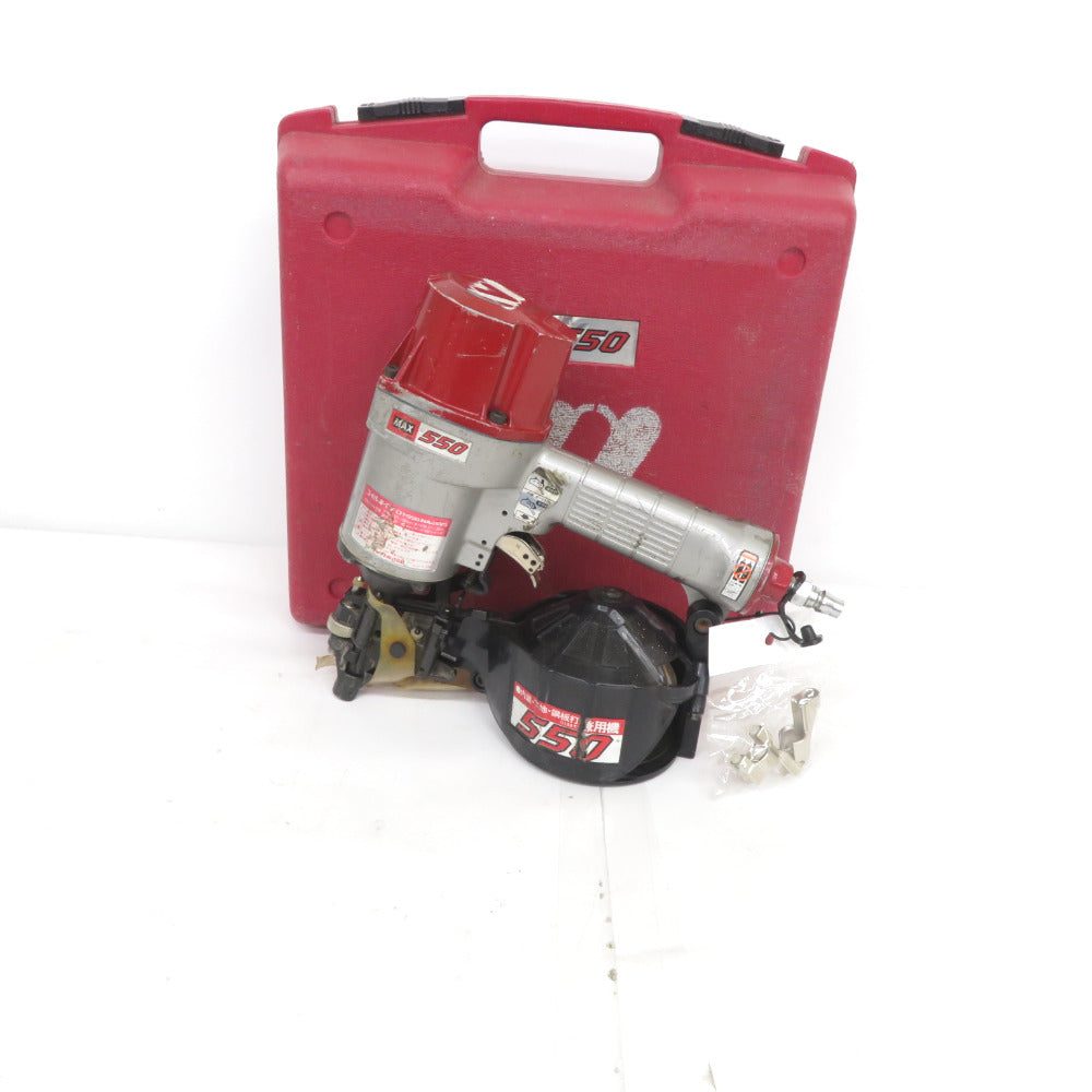 MAX マックス 50mm 釘打機 常圧コイルネイラ ケース付 CN-550/NA45V5