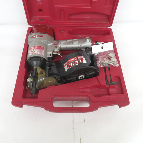 MAX マックス 50mm 釘打機 常圧コイルネイラ ケース付 CN-550/NA45V5 中古
