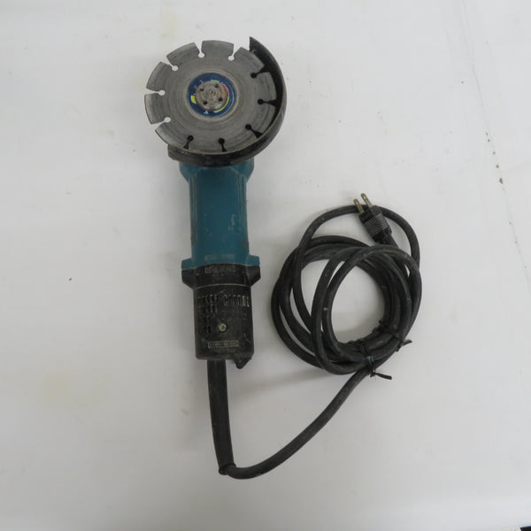 makita マキタ 100V 100mm ディスクグラインダ 低速高トルク レバースイッチ ロックナットレンチ欠品 9533BL 中古