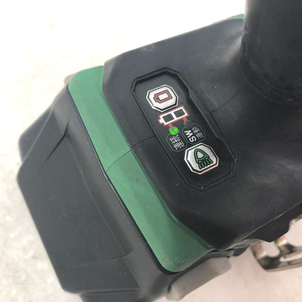 日立工機 HiKOKI ハイコーキ 18V 6.0Ah コードレスインパクトドライバ アグレッシブグリーン ケース・充電器・バッテリ2個セット WH18DDL2(2LYPK)(L) 中古