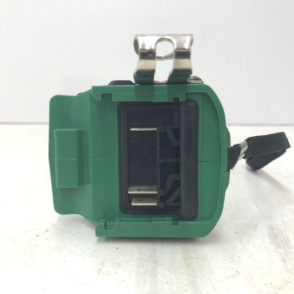 日立工機 HiKOKI ハイコーキ 18V 6.0Ah コードレスインパクトドライバ アグレッシブグリーン ケース・充電器・バッテリ2個セット WH18DDL2(2LYPK)(L) 中古