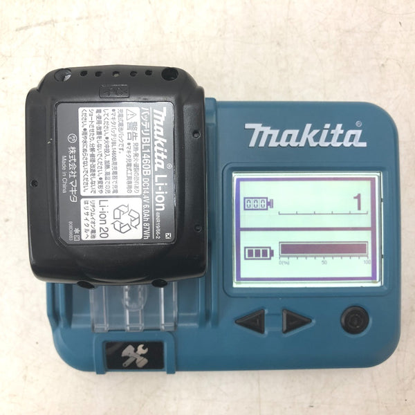 makita マキタ 14.4V 6.0Ah 充電式インパクトドライバ ケース・充電器・バッテリ2個セット TD162DRGXB 中古