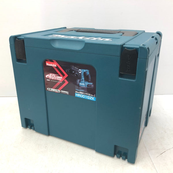makita マキタ 40Vmax対応 28mm 充電式ハンマドリル SDSプラス 青 無線連動対応 ケース付 HR001GZK 中古美品