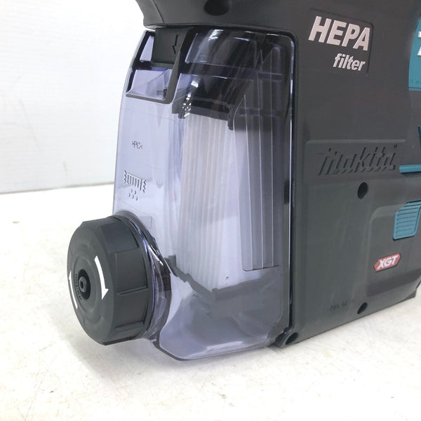 makita マキタ 40Vmax対応 28mm 充電式ハンマドリル SDSプラス 青 無線連動対応 ケース・集じんシステムセット HR001GZKV 中古美品