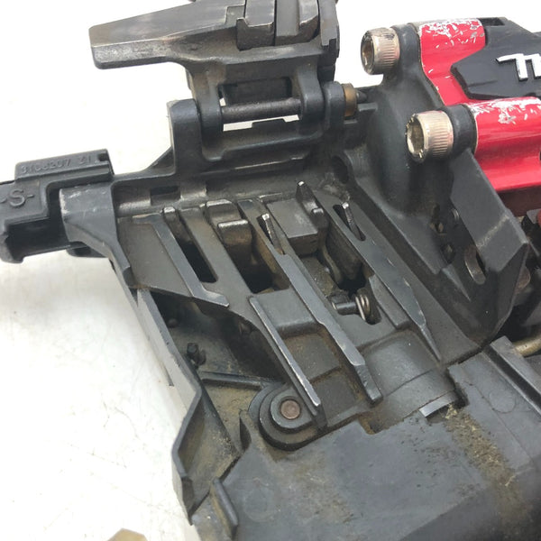 makita マキタ 50mm 高圧エア釘打 エアダスタ付 赤 ケース付 AN534H 中古