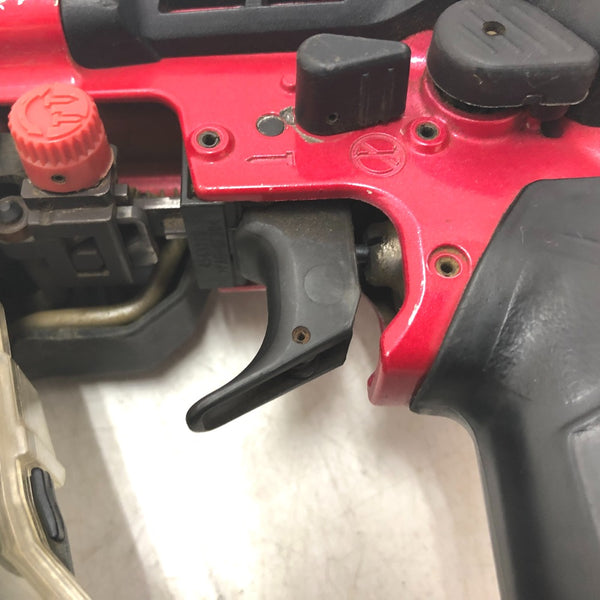 makita マキタ 50mm 高圧エア釘打 エアダスタ付 赤 ケース付 AN534H 中古