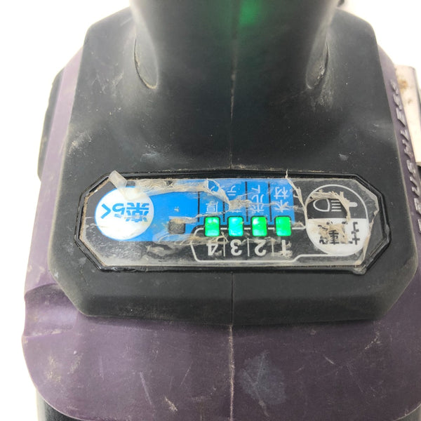 makita マキタ 18V 6.0Ah 充電式インパクトドライバ オーセンティックパープル ケース・充電器・バッテリ2個セット TD172DGXAP 中古