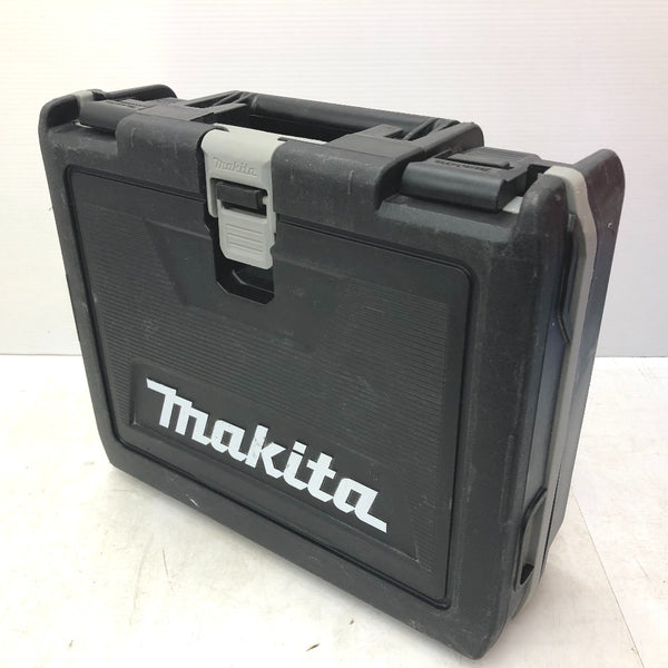 makita マキタ 18V 6.0Ah 充電式インパクトドライバ 黒 ケース・充電器・バッテリ2個セット 手元スイッチ不良・ライト不点灯 TD171DRGXB 中古