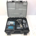makita マキタ 18V 6.0Ah 充電式インパクトドライバ 黒 ケース・充電器・バッテリ2個セット 手元スイッチ不良・ライト不点灯 TD171DRGXB 中古