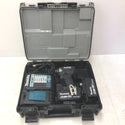 makita マキタ 18V 6.0Ah 充電式インパクトドライバ 黒 ケース・充電器・バッテリ2個セット バッテリ残量表示ボタンシールはがれ TD173DRGXB 中古