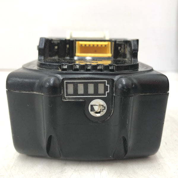 makita マキタ 18V 6.0Ah 充電式インパクトドライバ 黒 ケース・充電器・バッテリ2個セット バッテリ残量表示ボタンシールはがれ TD173DRGXB 中古