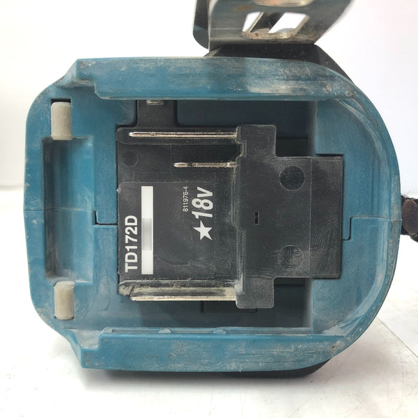 makita マキタ 18V 6.0Ah 充電式インパクトドライバ 青 ケース・充電器・バッテリ2個セット TD172DRGX 中古