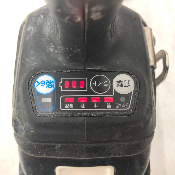 makita マキタ 18V 6.0Ah 充電式インパクトドライバ 黒 ケース・充電器・バッテリ2個セット やや軸ブレあり TD171DRGXB 中古