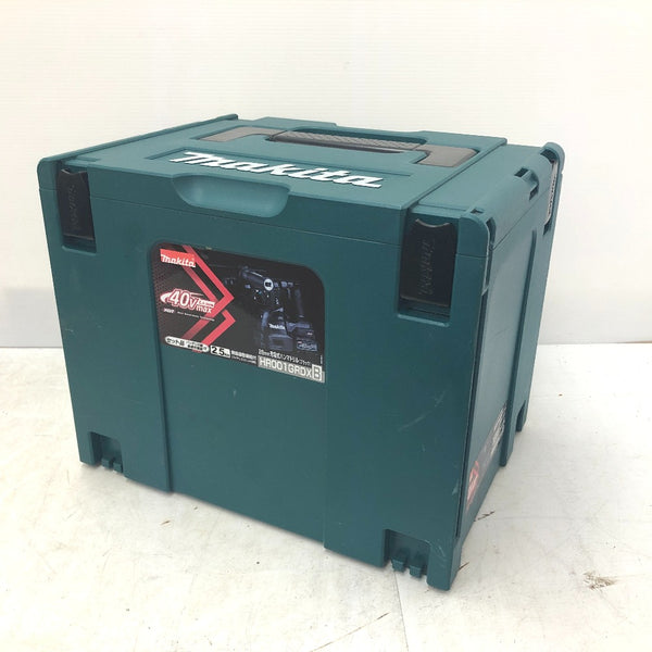 makita マキタ 40Vmax 2.5Ah 28mm 充電式ハンマドリル SDSプラス ケース・充電器・バッテリ1個セット 無線連動対応 HR001G 中古