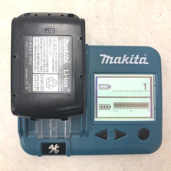 makita マキタ 18V 6.0Ah 充電式インパクトドライバ オリーブ ケース・充電器・バッテリ2個セット TD173DRGXO 中古美品