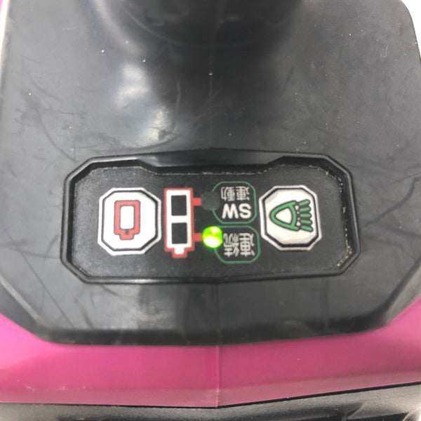 日立工機 HiKOKI ハイコーキ 18V 6.0Ah コードレスインパクトドライバ パワフルレッド ケース・充電器・バッテリ2個セット バッテリ1個消耗あり WH18DDL2(2LYPK)(R) 中古