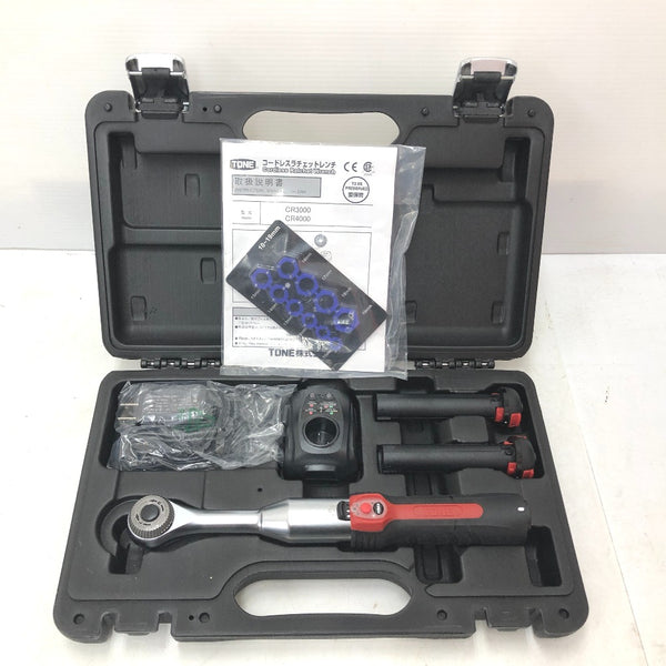 TONE トネ 9.5mm 電動ラチェットハンドル CR3000T 中古美品