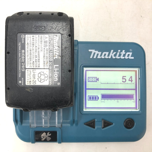 makita マキタ 18V 6.0Ah 充電式インパクトドライバ オーセンティックパープル ケース・充電器・バッテリ2個セット TD172DGXAP 中古
