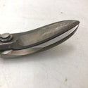 輝盛光 板金鋏 金切鋏 柳刃 ハイスM1 全長約290mm 刃長約70mm 中古美品