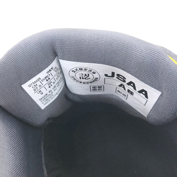 asics アシックス プロテクティブスニーカー 安全靴 ウィンジョブ CP306 BOA JSAA A種認定 27.5cm 3E相当 ブライトイエロー×ハバネロ 未着用品