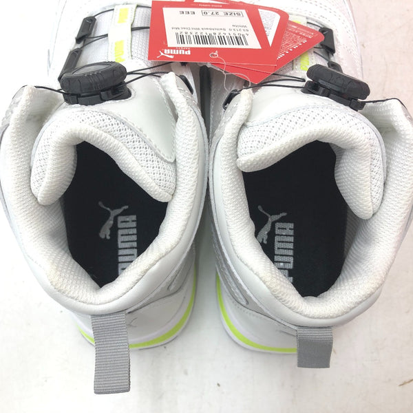 PUMA プーマ プロテクティブスニーカー 安全靴 スイッチバック ホワイト ディスク ミッド 27.0cm 3E相当 No.63.213.0 未着用品